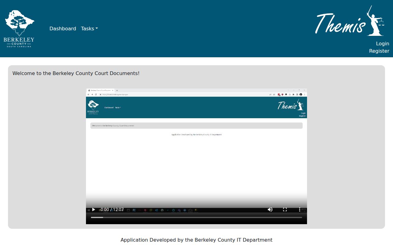 Berkeley County resident lookup Court Documents portal