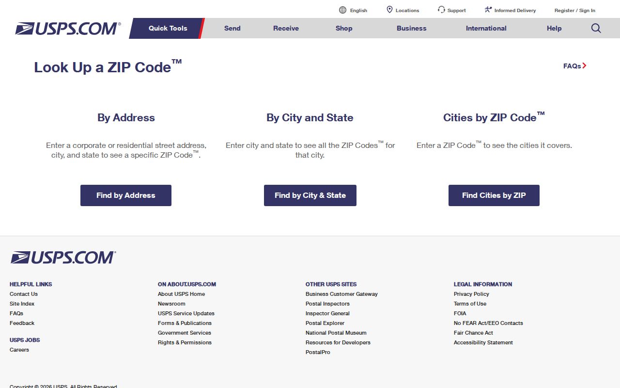 Berkeley County ZIP code directory USPS address lookup